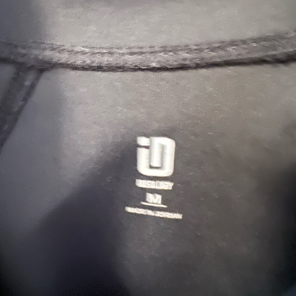 Ideology 1/4 Zip Black Workout Hiking Running Yoga Activewear Top - Picture 4 of 6